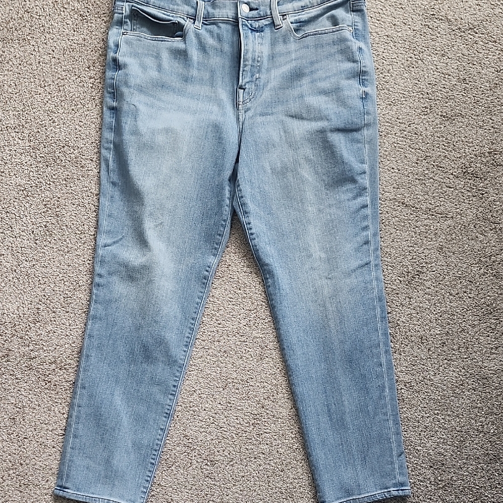 Express Light Blue Men's Straight Jeans